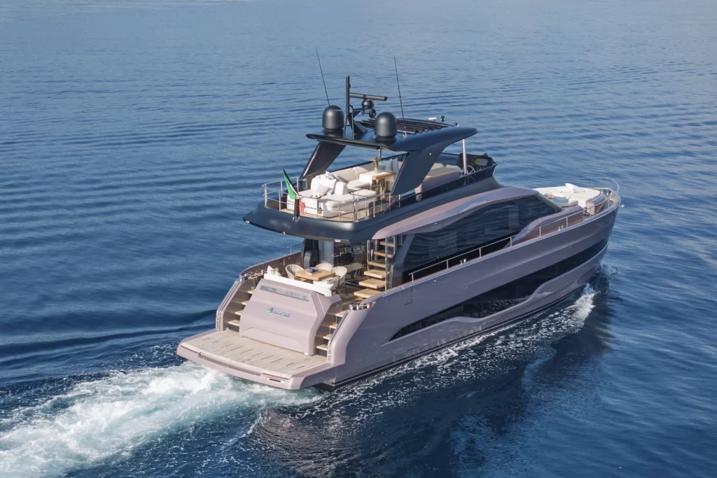 Cranchi Sessantadue 62 vista da poppa