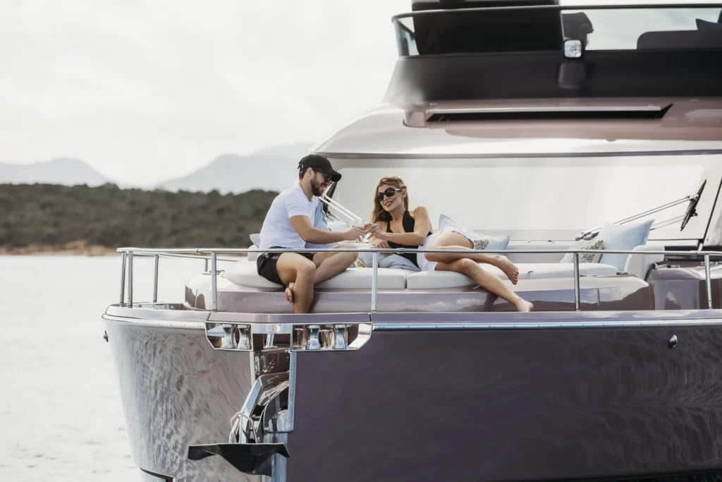 Cranchi Sessantadue 62 prendisole di prua