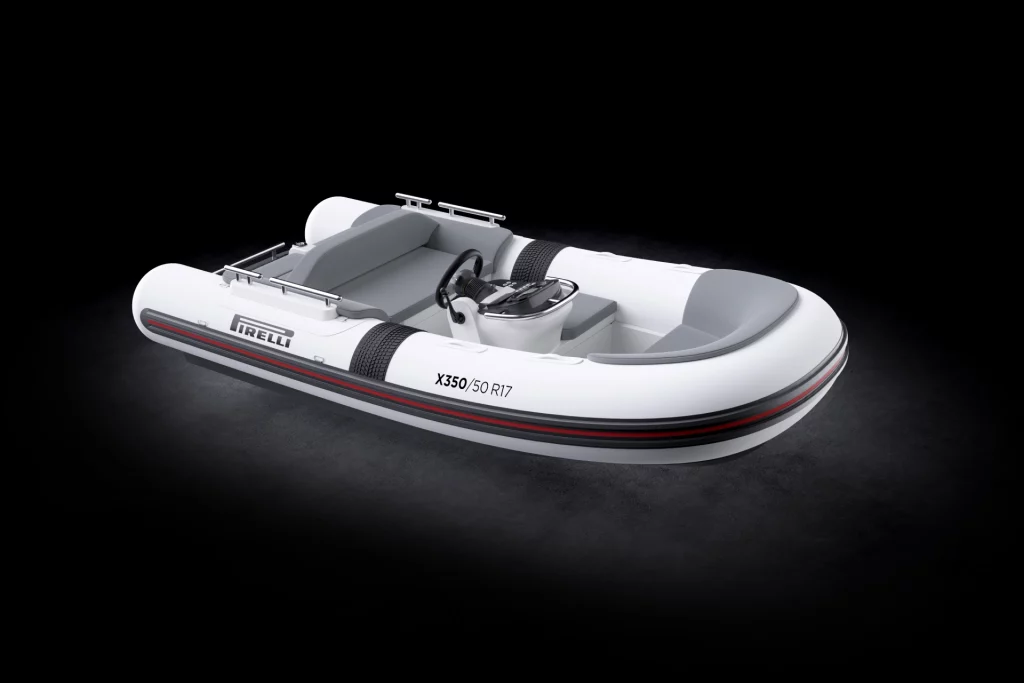 Pirelli Tender X350 rendering da prua