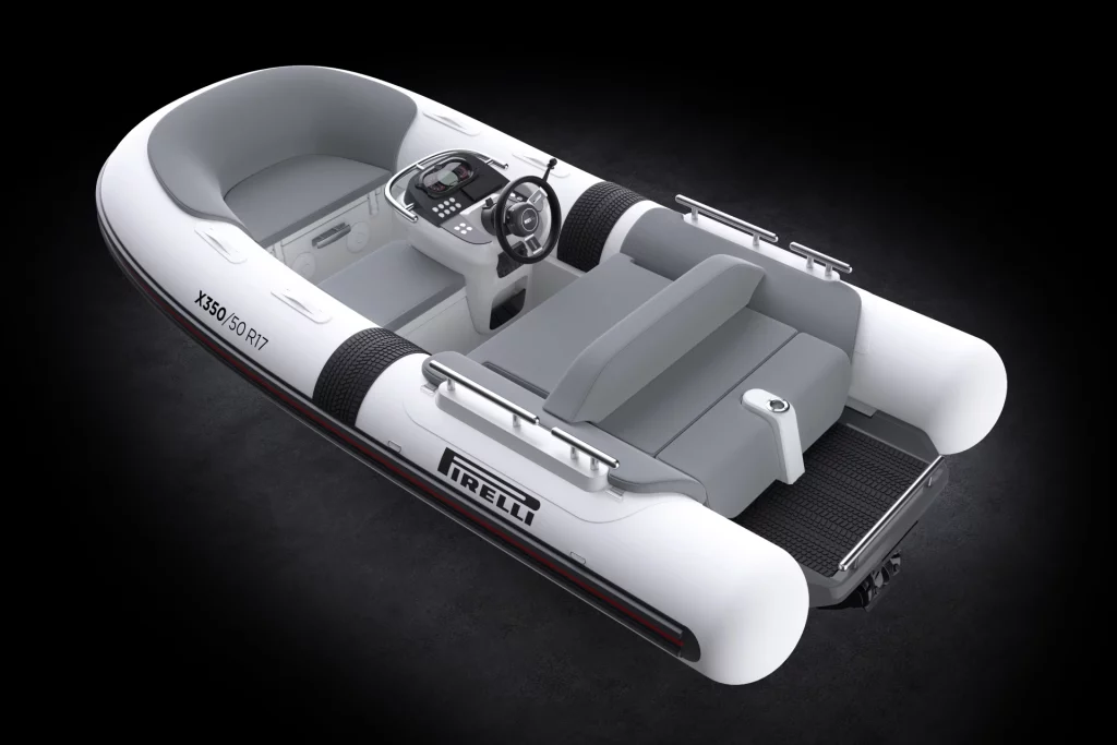 Pirelli Tender X350 rendering dall'alto