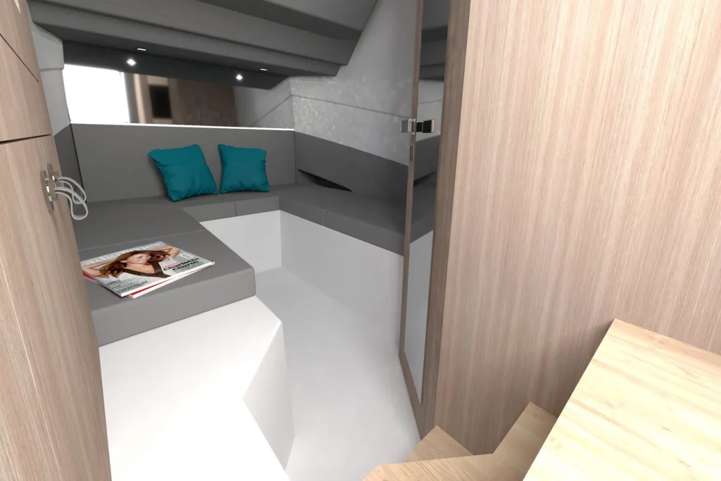 Italboats Stingher 34 GT cabina