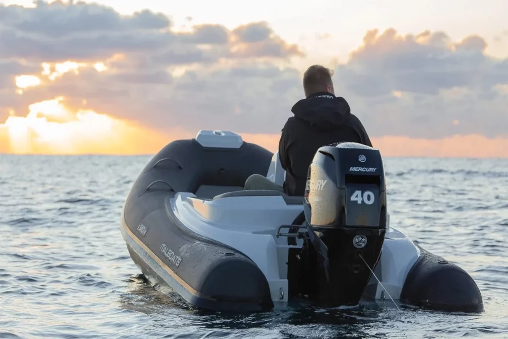 Stingher 340 FR da poppa